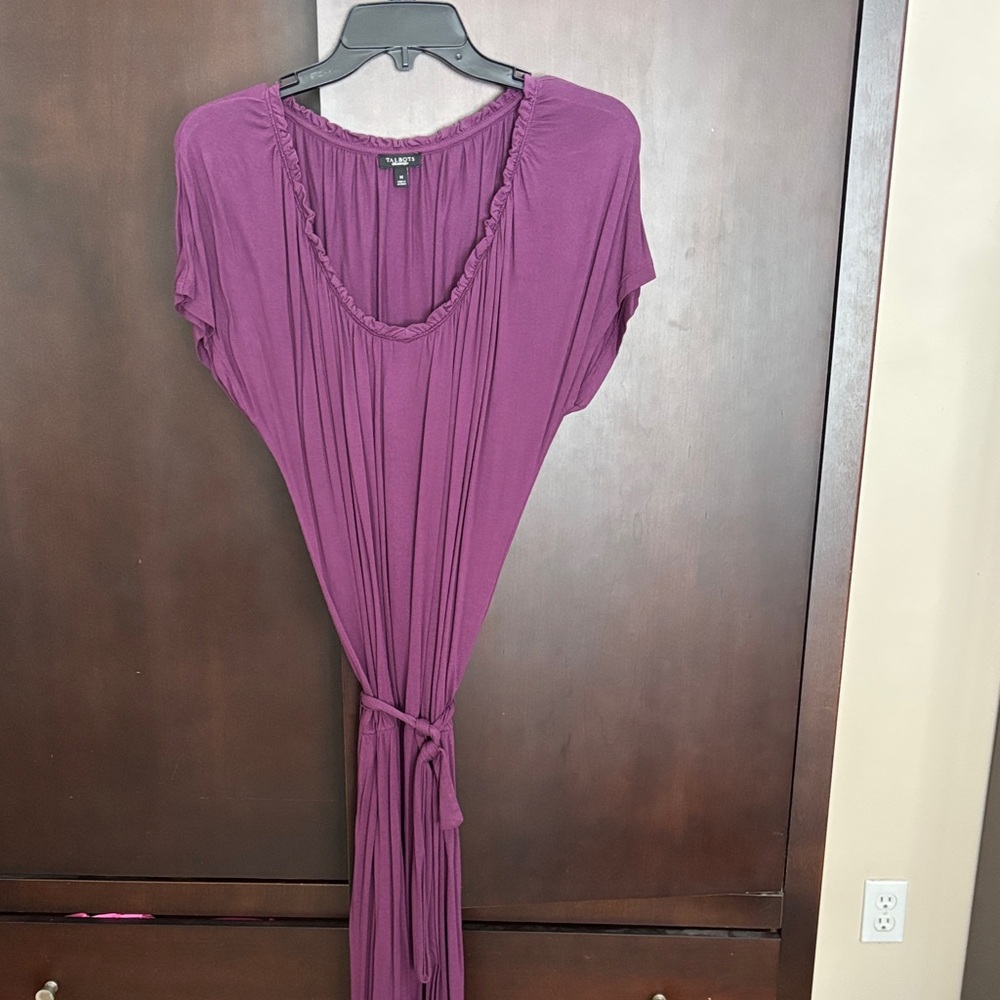 Talbots tie waist dress